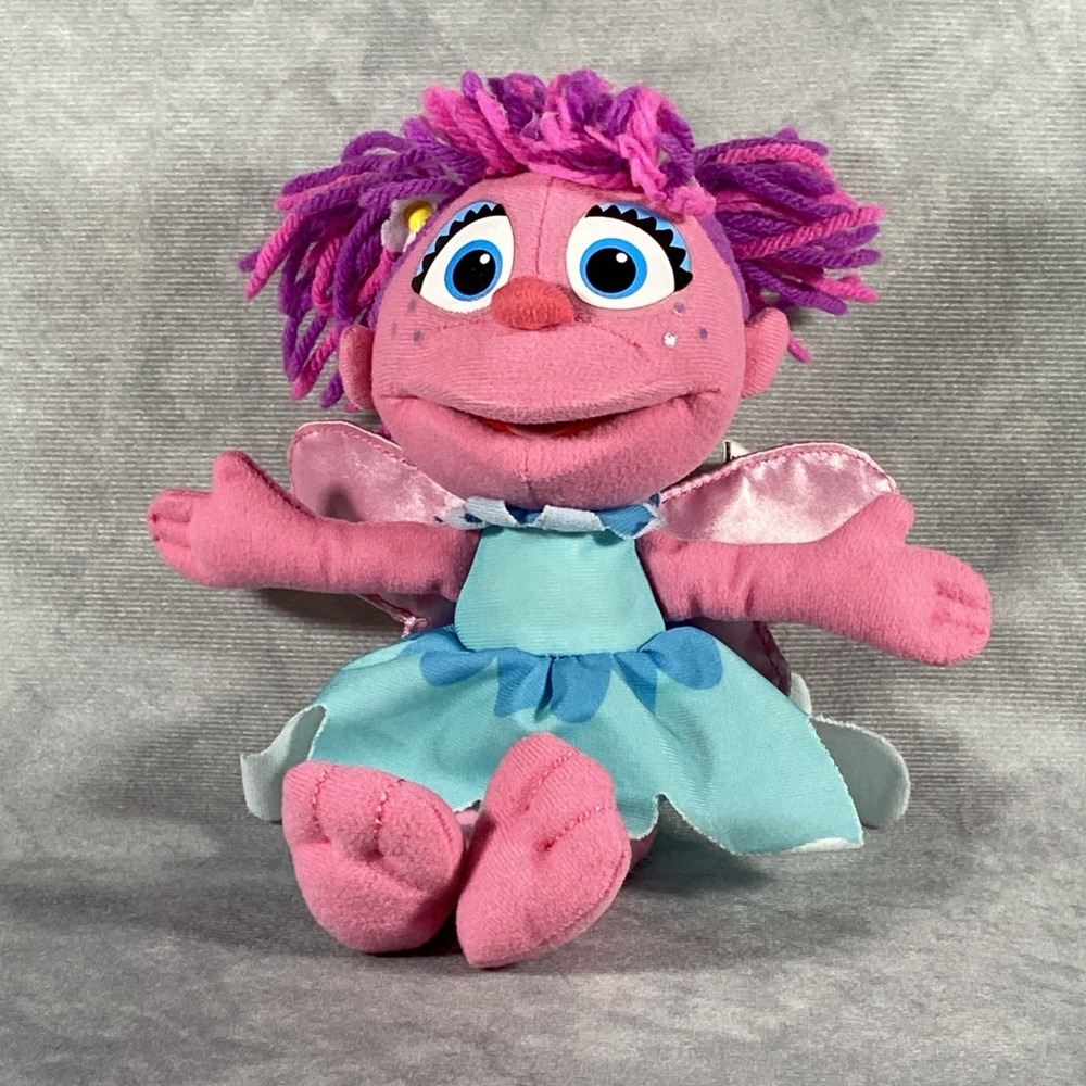 Sesame Street Hasbro Abby Cadabby 9" Plush Stuffed Toy 2013 Girl Doll